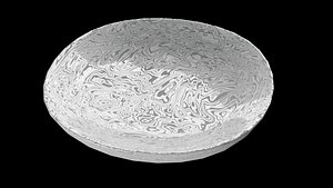 Modern Ceramic Plate 3D Model
