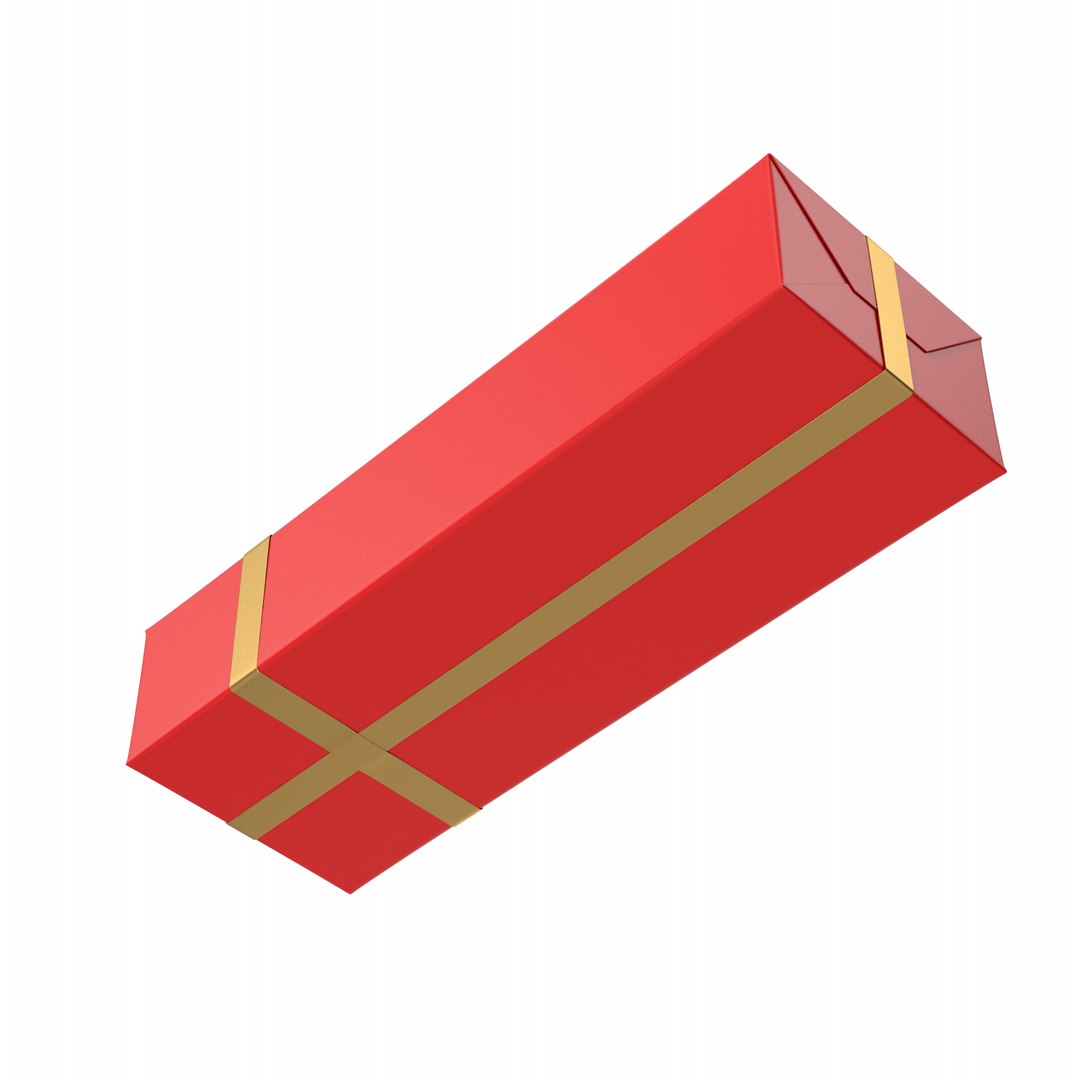 Red Gift Box 3D - TurboSquid 2449320