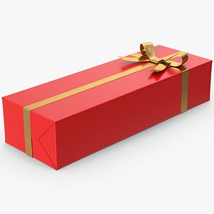 Red Gift Box 3D