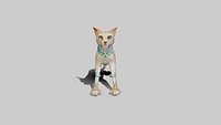Animated Egyptian Cat