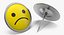 Pin Smiley Triste