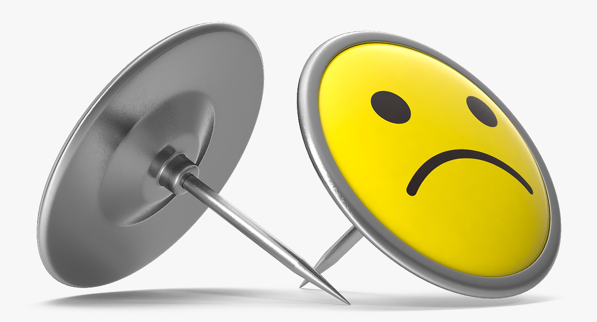 3D sad smiley pin https://p.turbosquid.com/ts-thumb/9a/ZLIbFl/faAwyjg8/sadsmileypin3dsmodel004/jpg/1562795959/1920x1080/fit_q87/69f902b7ea5d65eea6a9fbf6f0c18d6d867c7609/sadsmileypin3dsmodel004.jpg