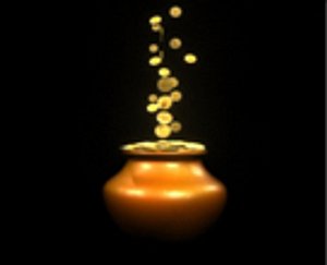 free gold coin 3d model