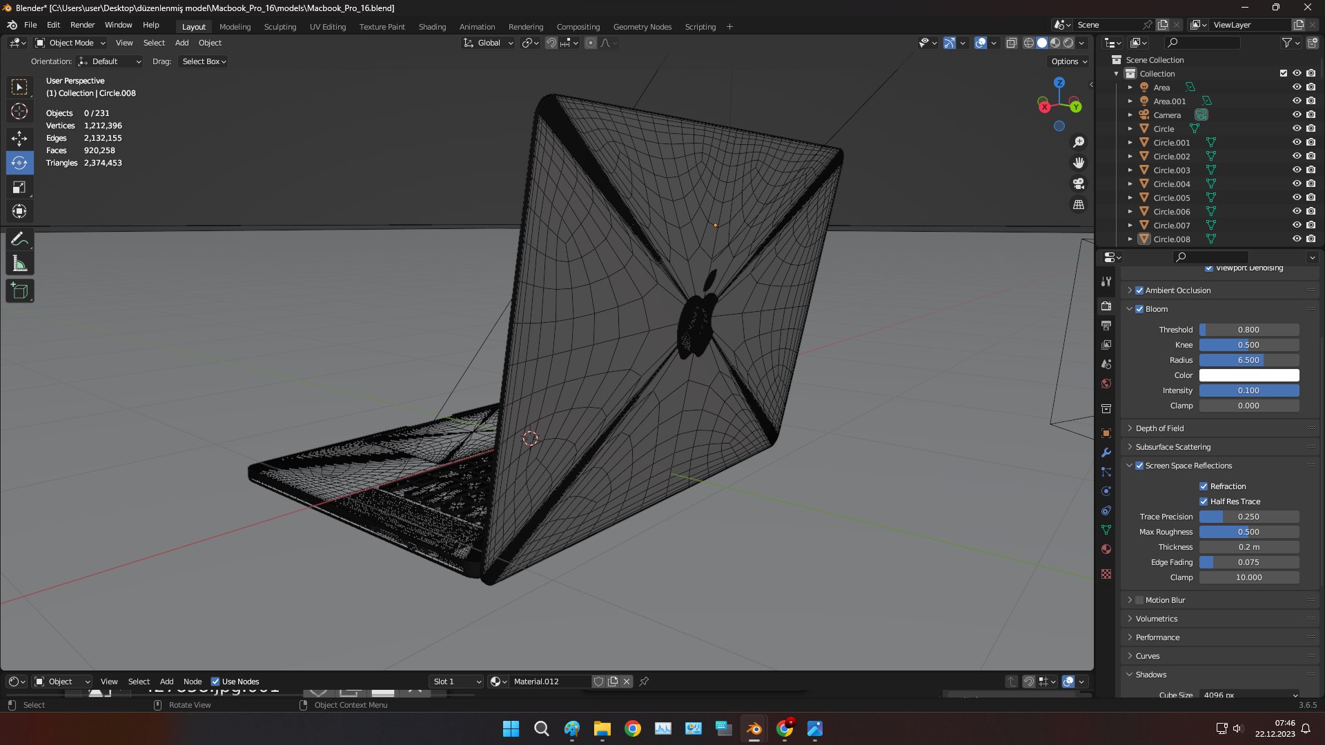 MacbookPro16 3D - TurboSquid 2168005