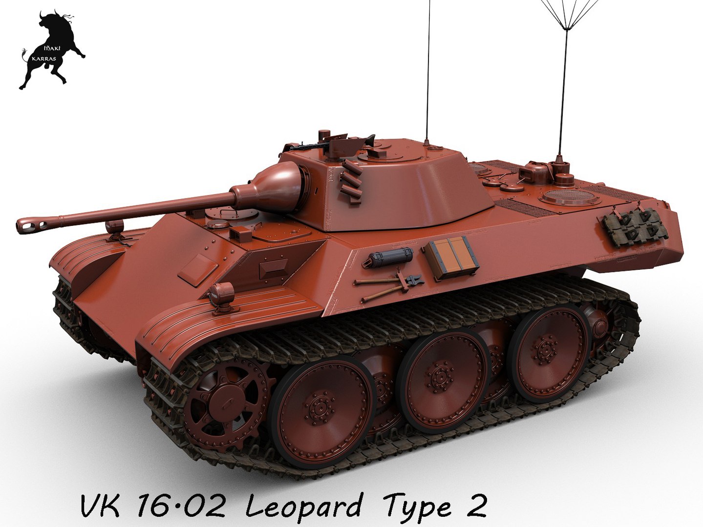3d Leopard Vk 16 Model