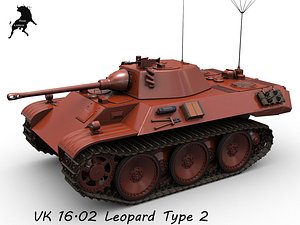 3d leopard vk 16 model