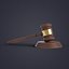 Wooden Judges Gavel