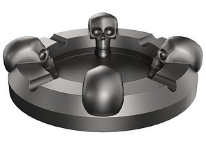 3D Skull Ashtray