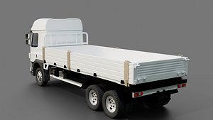 DAF CF Flatbed Truck 3D model