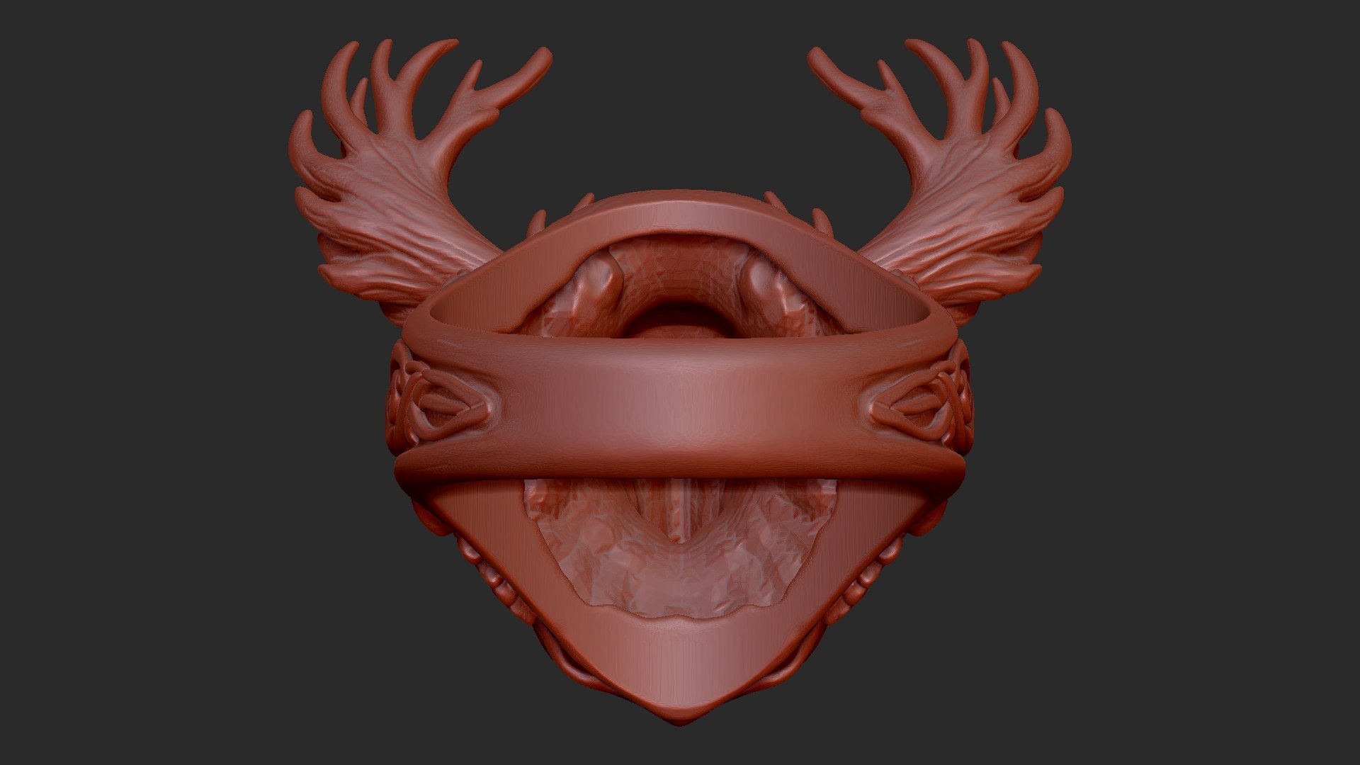 3D Deer Head Ring 3D Model for Printing https://p.turbosquid.com/ts-thumb/9a/qbPBWS/LD/zbrushdocument02/jpg/1779130645/1920x1080/fit_q87/cbd76eea0405bb3e5e9b8af7fcb6a105fbf4bc8b/zbrushdocument02.jpg