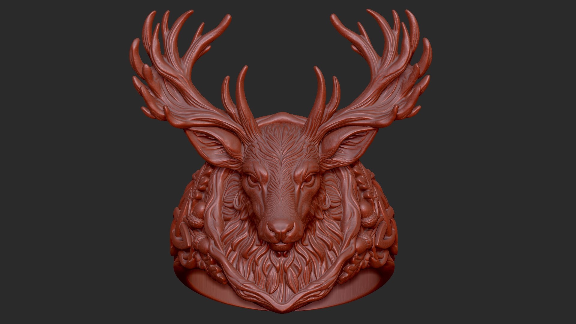 3D Deer Head Ring 3D Model for Printing https://p.turbosquid.com/ts-thumb/9a/qbPBWS/kr/zbrushdocument03/jpg/1779130642/1920x1080/fit_q87/7233a4db61ce3bb78b58028452cfb4cebd8f4ed5/zbrushdocument03.jpg