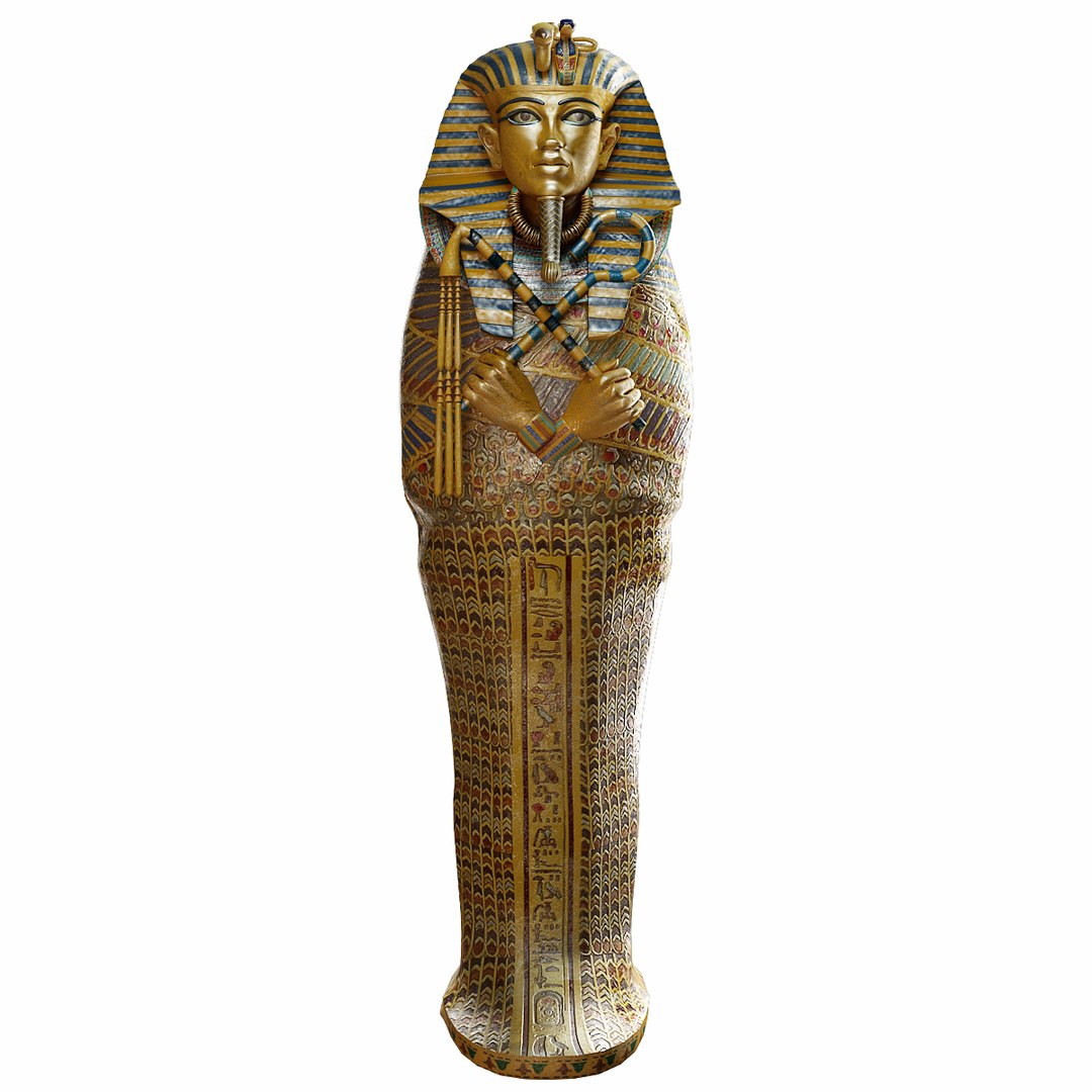 Sarcophagus Tutankhamun 3d Model