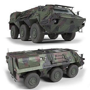 3D model TPz Fuchs Armoured Carrier