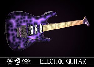 Electric Guitar Jackson Dinky Violet Wave