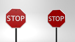 Stop Sign 3D model