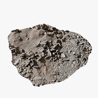 Rocky Riverbed Ground 02 Photorealistic 3D Scanned