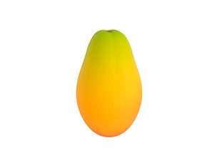 3D papaya cartoon
