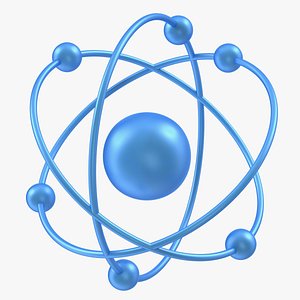 orbital atom modeled 3D model