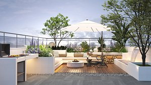 Courtyard 3D model