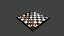 Metallic chrome chess set blender