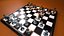 Metallic chrome chess set blender
