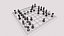 Metallic chrome chess set blender