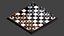 Metallic chrome chess set blender