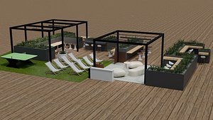 Big Terrace 3D 3D