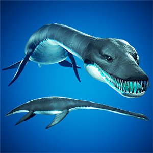 3D model ocean plesiosaur animation ue4