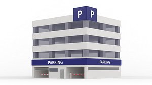 Cartoon Parking Garage