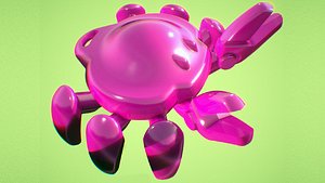Crab Toy 3D Printable 3D