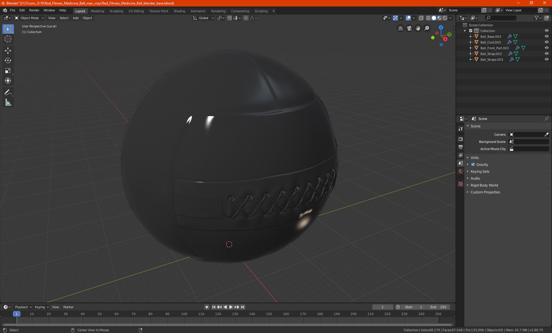 Red Fitness Medicine Ball 3D model https://p.turbosquid.com/ts-thumb/9b/ZAx6jL/nL/redfitnessmedicineball3dmodel025/jpg/1676962254/1920x1080/fit_q87/56e4bb00099a9c54a03a497833721d13dc1d3a0f/redfitnessmedicineball3dmodel025.jpg