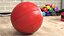 Red Fitness Medicine Ball