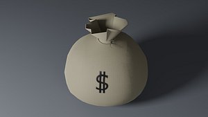 Dollar Bag 3D model