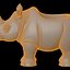 Rhino Planter 3D Print Model