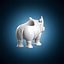 Rhino Planter 3D Print Model