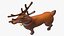 Christmas Reindeer Cartoon Basic Pose
