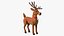 Christmas Reindeer Cartoon Basic Pose
