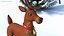 Christmas Reindeer Cartoon Basic Pose
