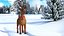Christmas Reindeer Cartoon Basic Pose