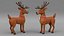 Christmas Reindeer Cartoon Basic Pose