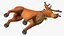 Christmas Reindeer Cartoon Basic Pose