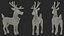 Christmas Reindeer Cartoon Basic Pose