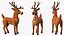 Christmas Reindeer Cartoon Basic Pose