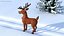 Christmas Reindeer Cartoon Basic Pose