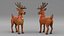 Christmas Reindeer Cartoon Basic Pose