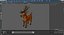 Christmas Reindeer Cartoon Basic Pose