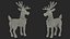 Christmas Reindeer Cartoon Basic Pose