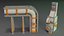 Wall Tube Mechanism Props 1 - 20 pieces