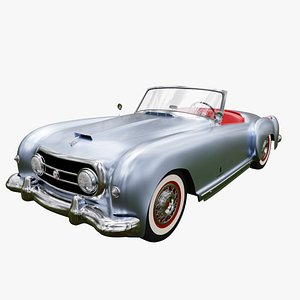 3D model Nash Healey Pininfarina 1952-1953